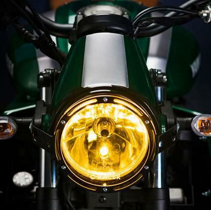 XSR700ヘッドライトグリル　22年式〜 ヘプコ＆ベッカー ヘッドライトグリル ブラック XSR700/XSR900