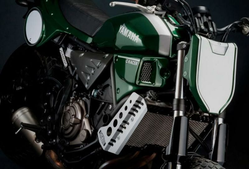 C-RACER フロントマスク ゼッケンプレート XSR700 16- | バイク 