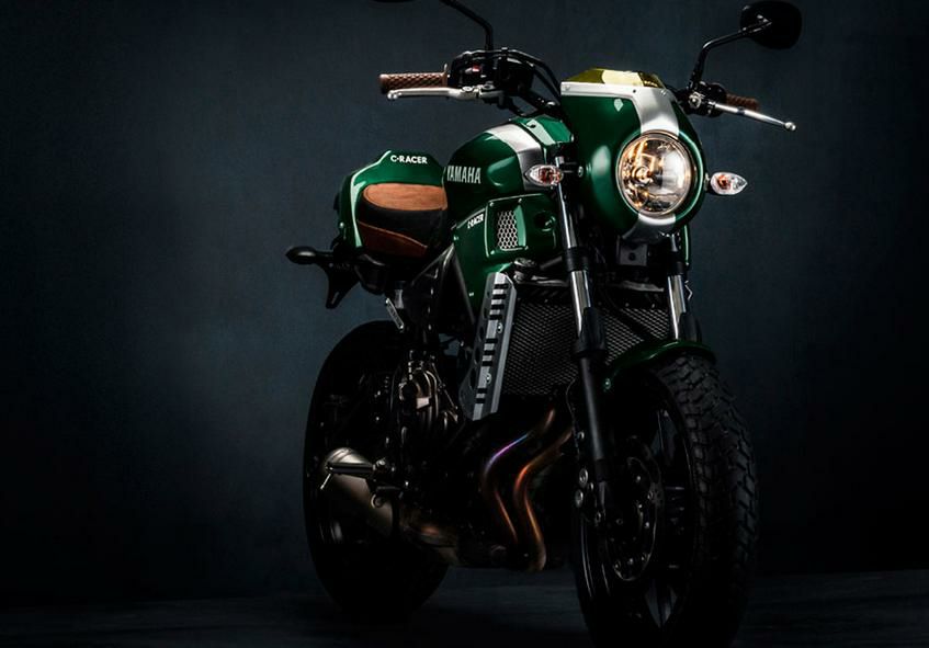 C-RACER カウル スクリーン ヘッドライトマスク XSR700 16--03