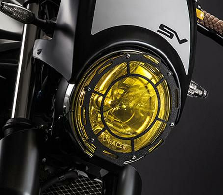 C-RACER ヘッドライト グリル ガード 3色スクリーン付属 SV650 16 