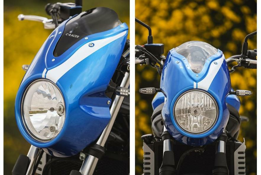 C-RACER　ヘッドライトマスク スクリーン　SV650 16--04