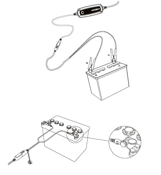CTEK (56-864) MUS 4.3 12Volt 自動８ステップ バッテリー・チャージャー-05