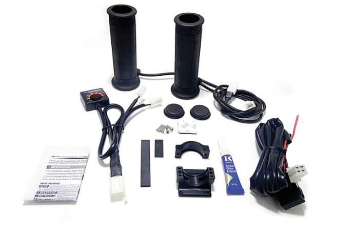 KOSO コ-ソ- LEDインジゲーター付き １インチ ハンドル 汎用 ヒートグリップ-02