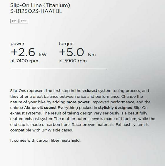 Akrapovic (アクラポヴィッチ) スリップオン・マフラー R1200GS 19-21-07