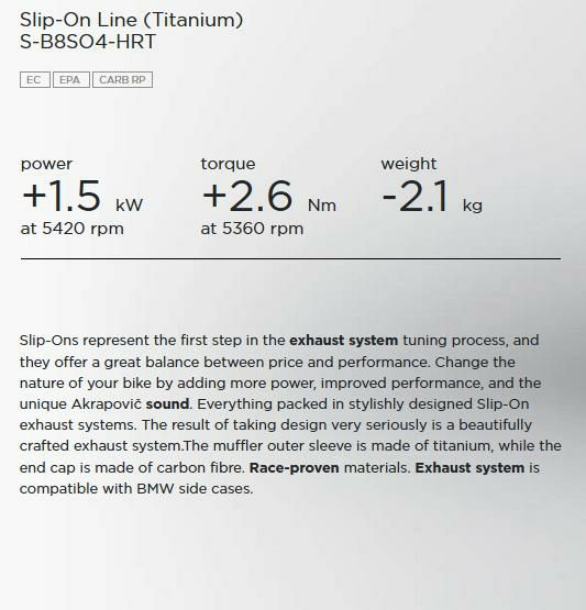 Akrapovic (アクラポヴィッチ) スリップオン マフラー F800R F800GT 13-16-06
