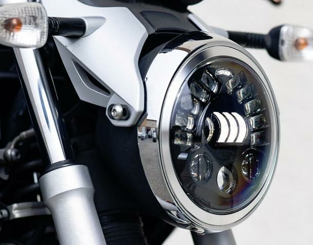 MOTODEMIC Adaptive LED ヘッドライト クラシック R1200R 06-14 ブラック-01