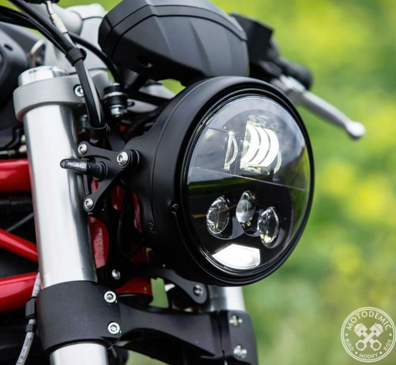 MOTODEMIC EVO-S LED ヘッドライト Monster 696/796/1100 | バイクカスタムパーツ専門店 モトパーツ(MOTO  PARTS)