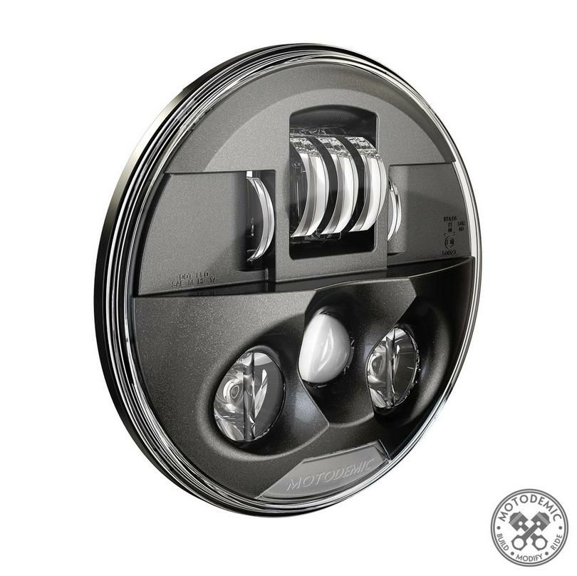 MOTODEMIC EVO-S LED ヘッドライト Monster 821/1200 グラファイト-03