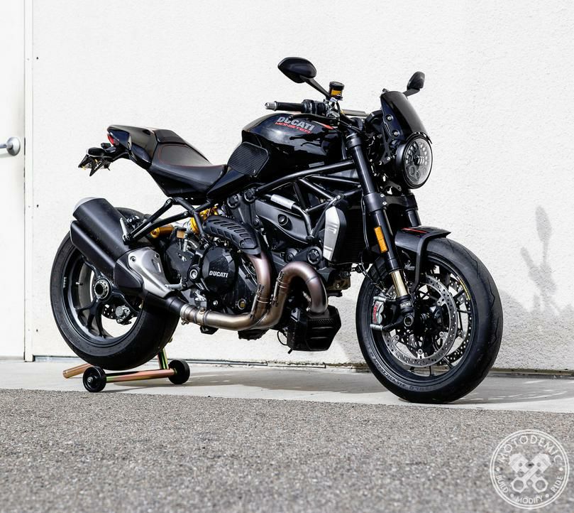 MOTODEMIC EVO-S LED ヘッドライト Monster 821/1200 グラファイト-04