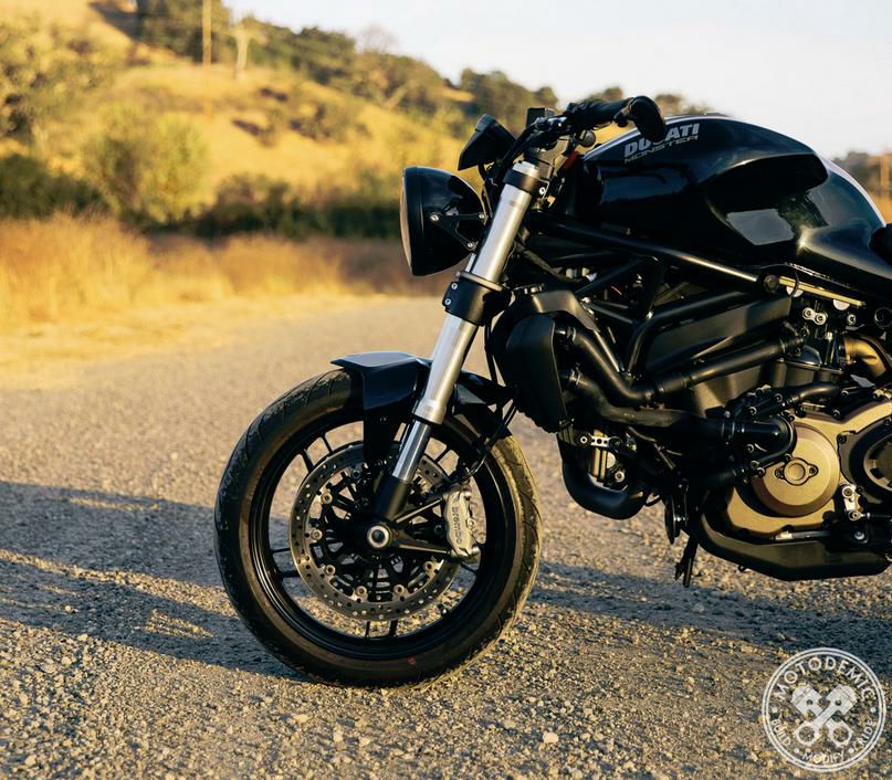 MOTODEMIC EVO-S LED ヘッドライト Monster 821/1200 グラファイト-07