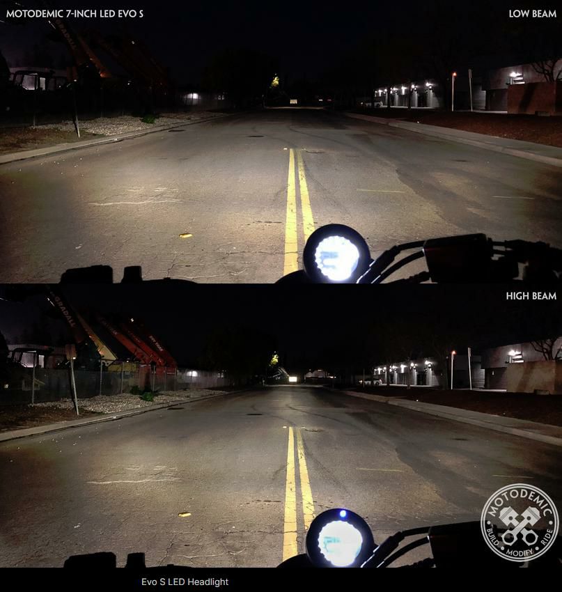 MOTODEMIC EVO-S LED ヘッドライト Monster 821/1200 グラファイト-09