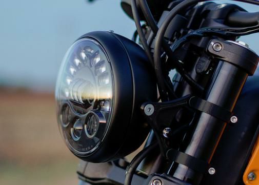 MOTODEMIC EVO-S LED ヘッドライト Scrambler | バイクカスタムパーツ