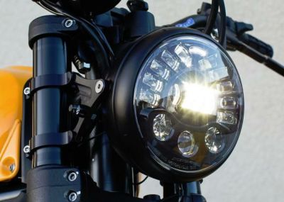MOTODEMIC Adaptive LED ヘッドライト Scrambler | バイクカスタム