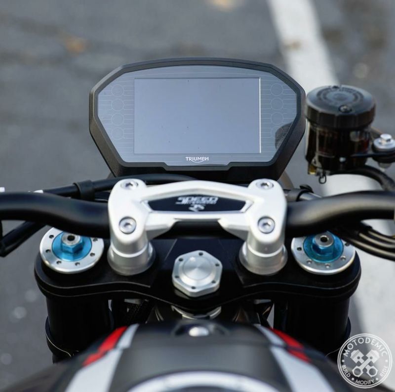 MOTODEMIC EVO-S LED ヘッドライト Speed Triple RS ブラック | バイク