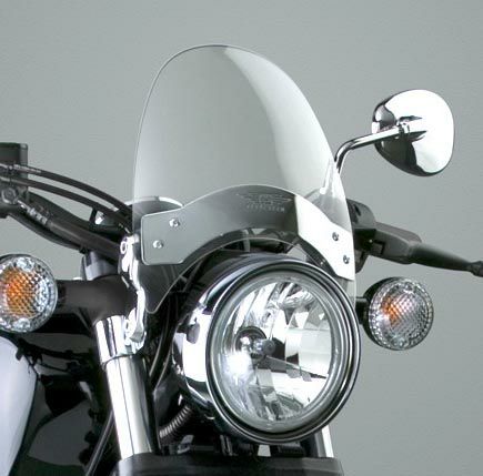 National Cycle Flyscreen ウィンドシールド カーブドブラケット ライトスモーク/ブラックマウント HONDA-01