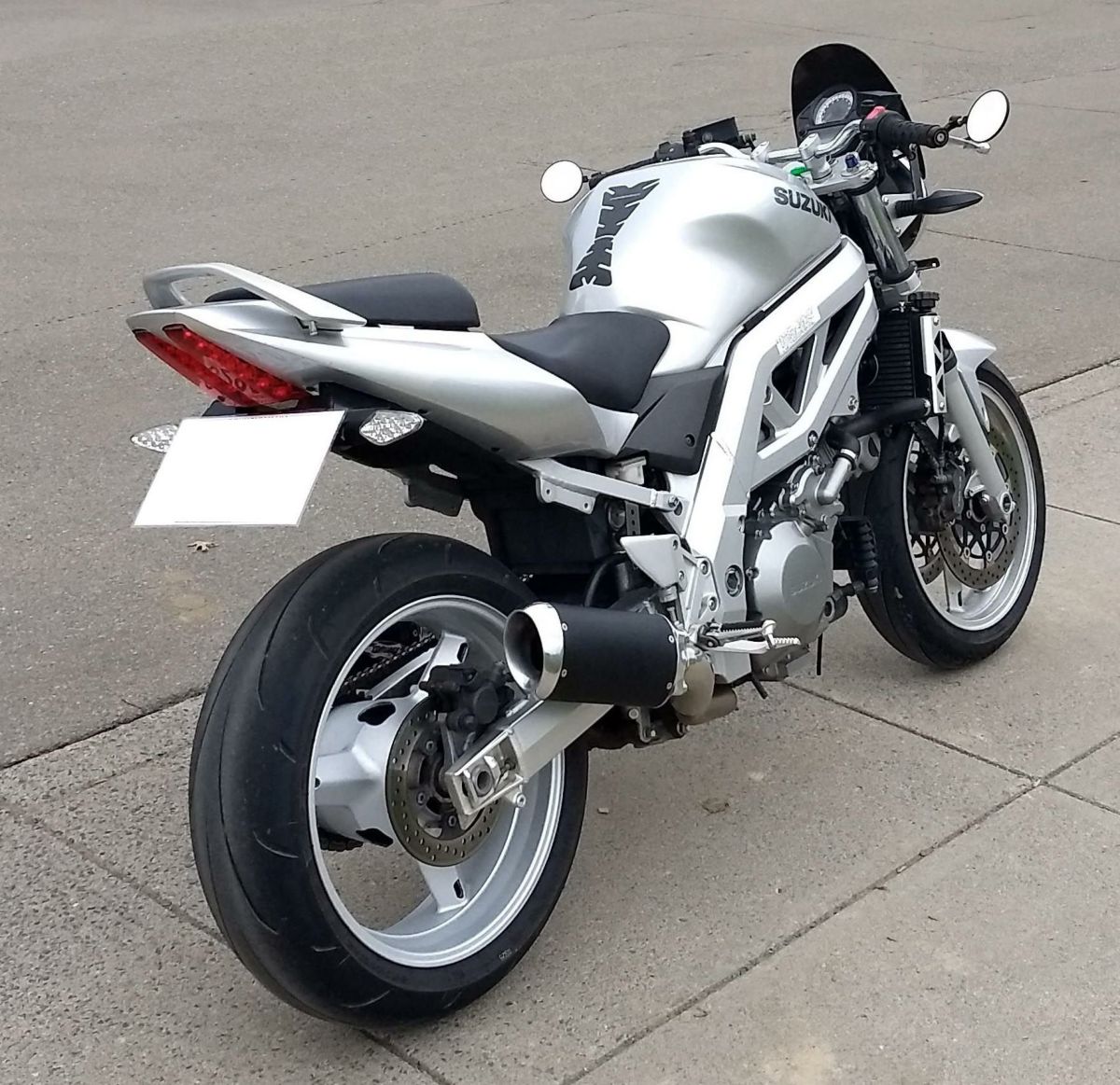 National Cycle Flyscreen ウィンドシールド ヘッドライトマウント ダークスモーク/ブラックマウント SUZUKI-01