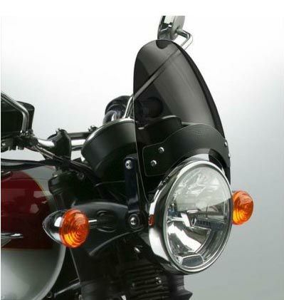 National Cycle Flyscreen ウィンドシールド ストレートブラケット  ダークスモーク/ブラックマウント KAWASAKI-01