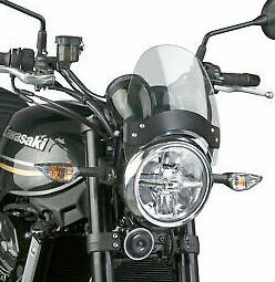 National Cycle Flyscreen ウィンドシールド ヘッドライトマウント ライトスモーク/ブラックマウント KAWASAKI-02