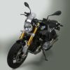 National Cycle Flyscreen ウィンドシールド ストレートブラケット  ライトスモーク BMW R-NineT-01