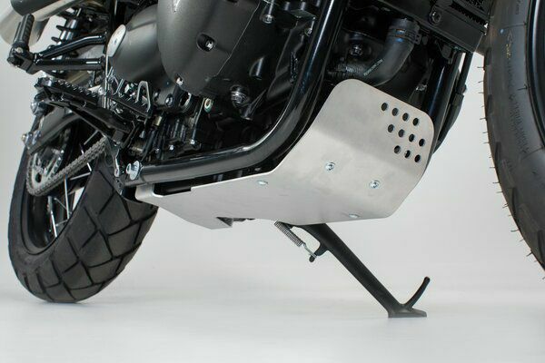 SW-MOTECH アンダーガード カバー シルバー Bonneville T120, Triumph Street Twin, Street Scrambler, Thruxton 1200-02