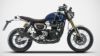 ZARD フルエキゾーストマフラー ローマウント トライアンフ SCRAMBLER 1200 Euro4 ブラック-02