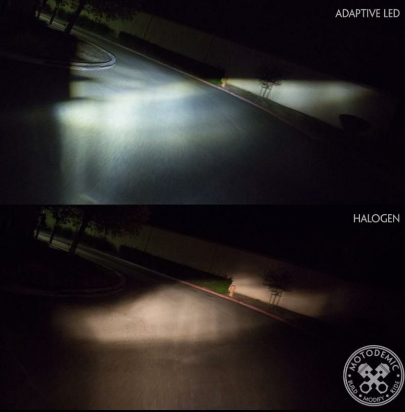 MOTODEMIC 7インチ Adaptive LEDヘッドライト クローム ヤマハ MOTODEMIC 7インチ Adaptive LEDヘッドライト クローム ヤマハ
