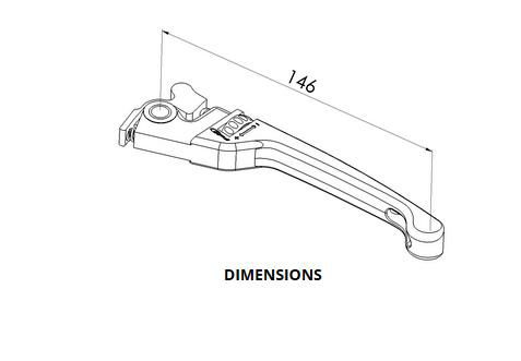 プーチ(Puig) ブレーキレバー クラッチレバー Vespa GT300 20- ポリッシュ-05