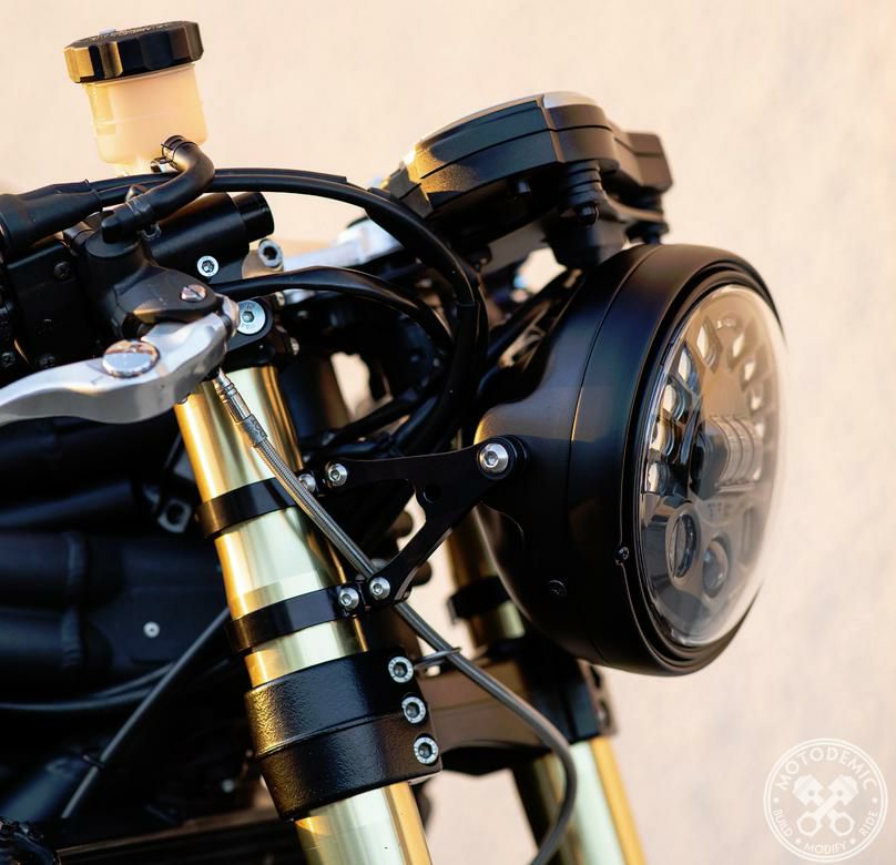 MOTODEMIC EVO-S LED ヘッドライト Speed Triple 11-15 ブラック-02