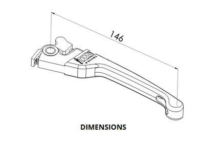 プーチ(Puig) ブレーキレバー クラッチレバー Vespa GT300 20- ブラック-04