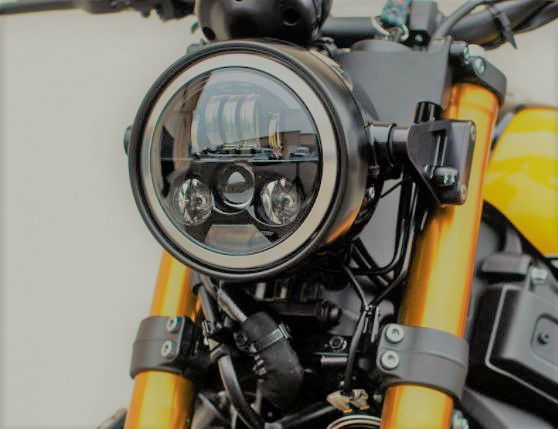 MOTODEMIC LED ヘッドライト EVOスタンダード グラファイト アップグレード ヤマハ BOLT ボルト, XV950-04