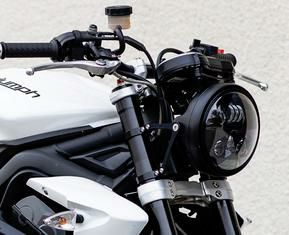 MOTODEMIC EVO-S LED ヘッドライト Street Triple 675 07-11 ブラック-01