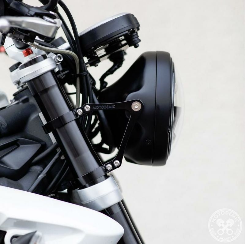 MOTODEMIC EVO-S LED ヘッドライト Street Triple 675 07-11 ブラック