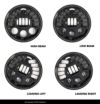 MOTODEMIC Adaptive LED ヘッドライト Street Triple 675 07-11 クローム-11