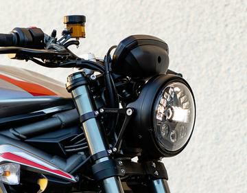 MOTODEMIC EVO-S LED ヘッドライト Street Triple 765 17-19 ブラック