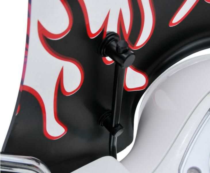 ermax アルマックス ウインドスクリーン ファイヤーパターン Vespa GTS,LX,S-02