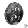 MOTODEMIC LED ヘッドライト EVOスタンダード ブラック Triumph Bonneville T100 T120 2016～-02
