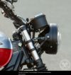 MOTODEMIC フラット メーター ステー ブラケット キー穴あり Triumph Bonneville, Thruxton, Scrambler-03