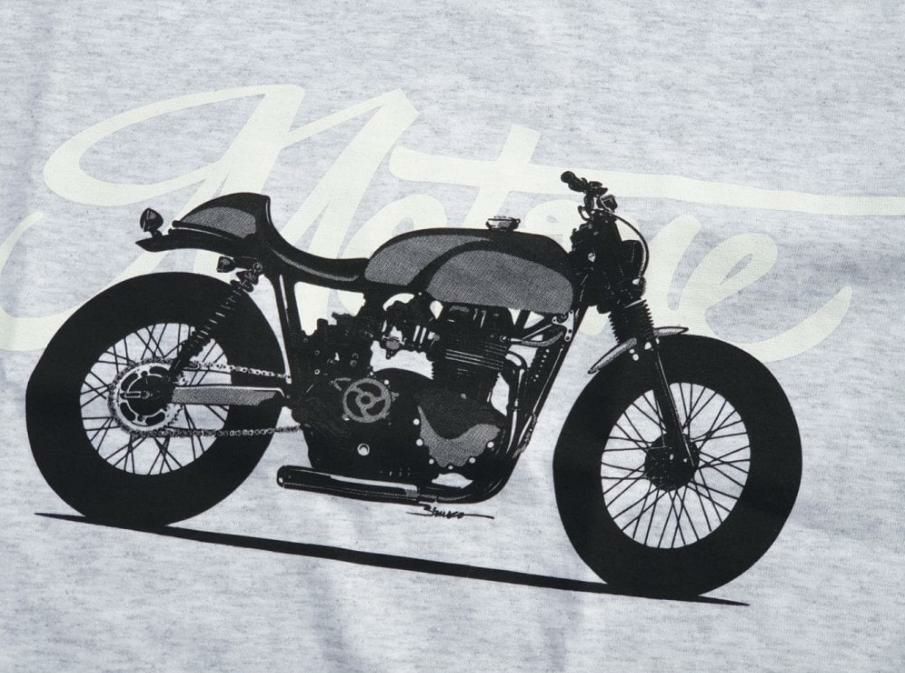 Motone Tシャツ Brusco Cafe Racer T-Shirt-02