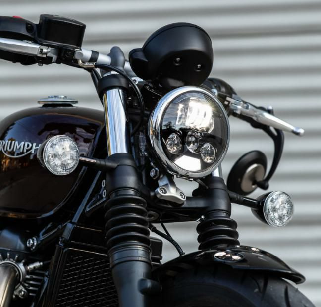 MOTODEMIC EVO スタンダード LED ヘッドライト ブラック Triumph