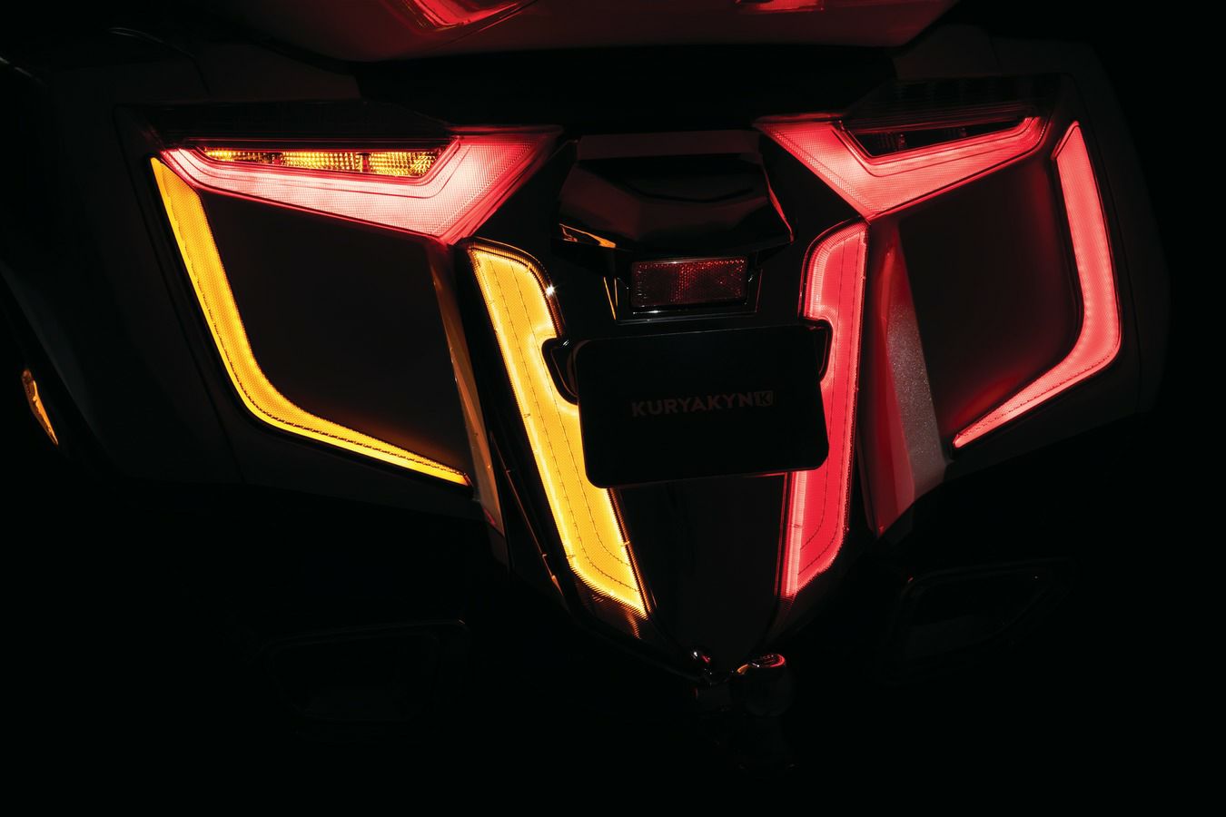 クリアキン Omni LED リアフェンダー カバー ストップランプ&ウインカー クローム-11