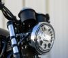 MOTODEMIC Adaptive LED 7インチ ヘッドライト クローム Triumph Bobber-01
