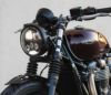 MOTODEMIC LED 7インチ ヘッドライト EVO スタンダード グラファイト Triumph Bobber BLACK-01