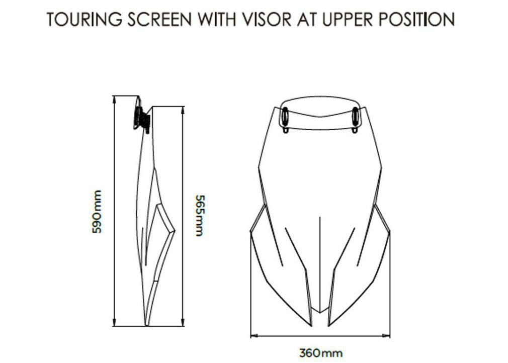 プーチ(Puig) スクリーン with バイザー  S1000XR 20- スモーク-04