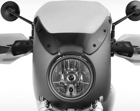 ワンダーリッヒ DAYTONA コクピットフェアリング R-NineT スクランブラー モノリスメタリックマットグレー-05