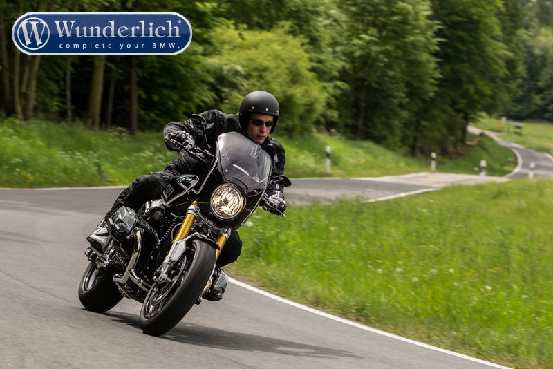 ワンダーリッヒ DAYTONA コクピットフェアリング R-NineT 14-16 ブラックストームメタリック ホワイトストライプ-03