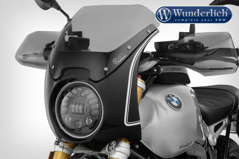 ワンダーリッヒ DAYTONA コクピットフェアリング R-NineT 14-16 ブラックストームメタリック ホワイトストライプ-04