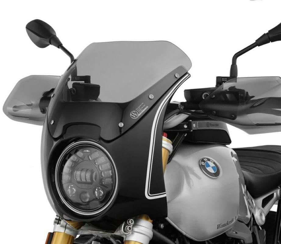 ワンダーリッヒ DAYTONA コクピットフェアリング R-NineT 17- ブラックストームメタリック ホワイトストライプ-01