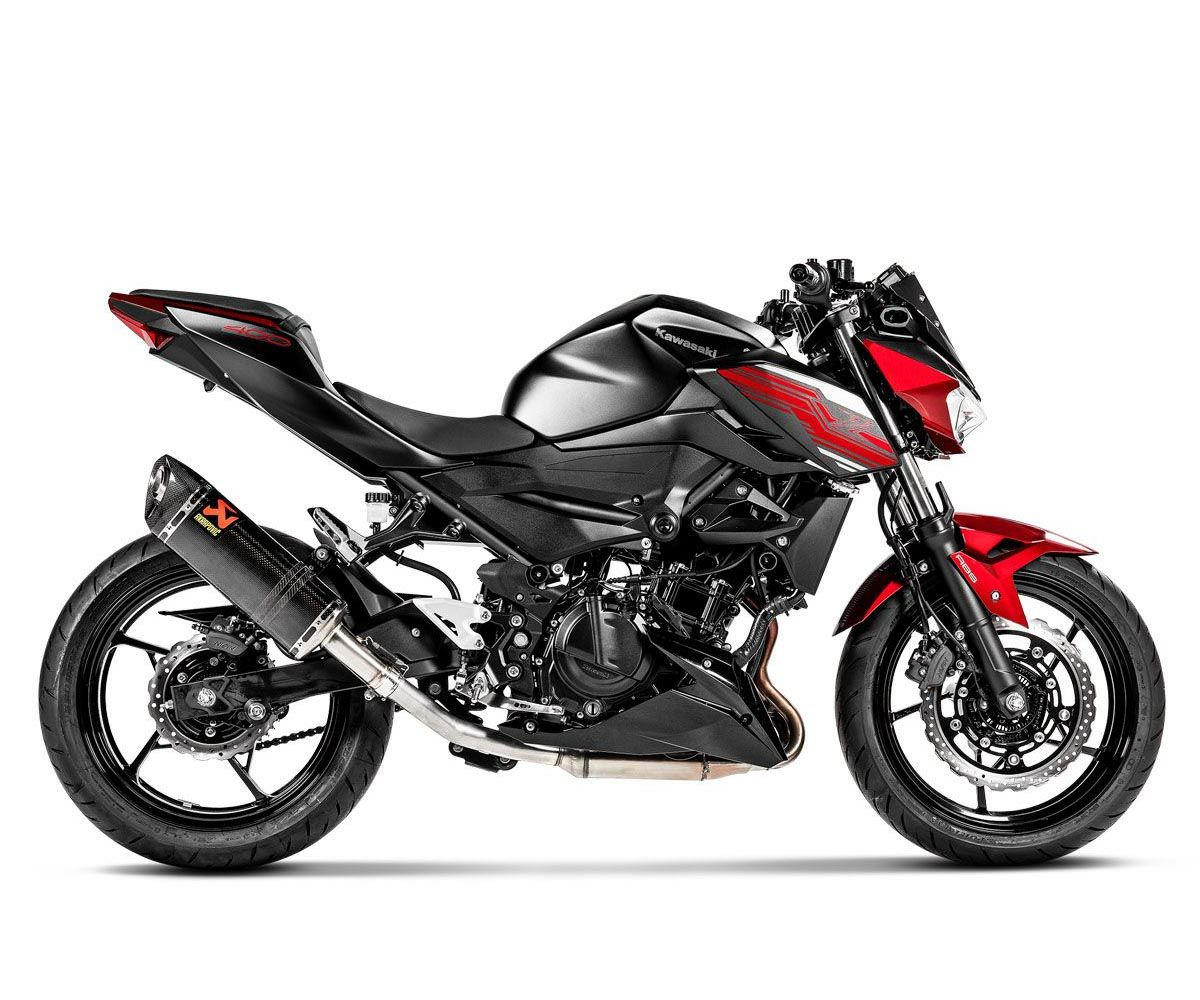 Akrapovic(アクラポヴィッチ) カーボン・スリップオン・マフラー ブラック Kawasaki Ninja 250,400-06