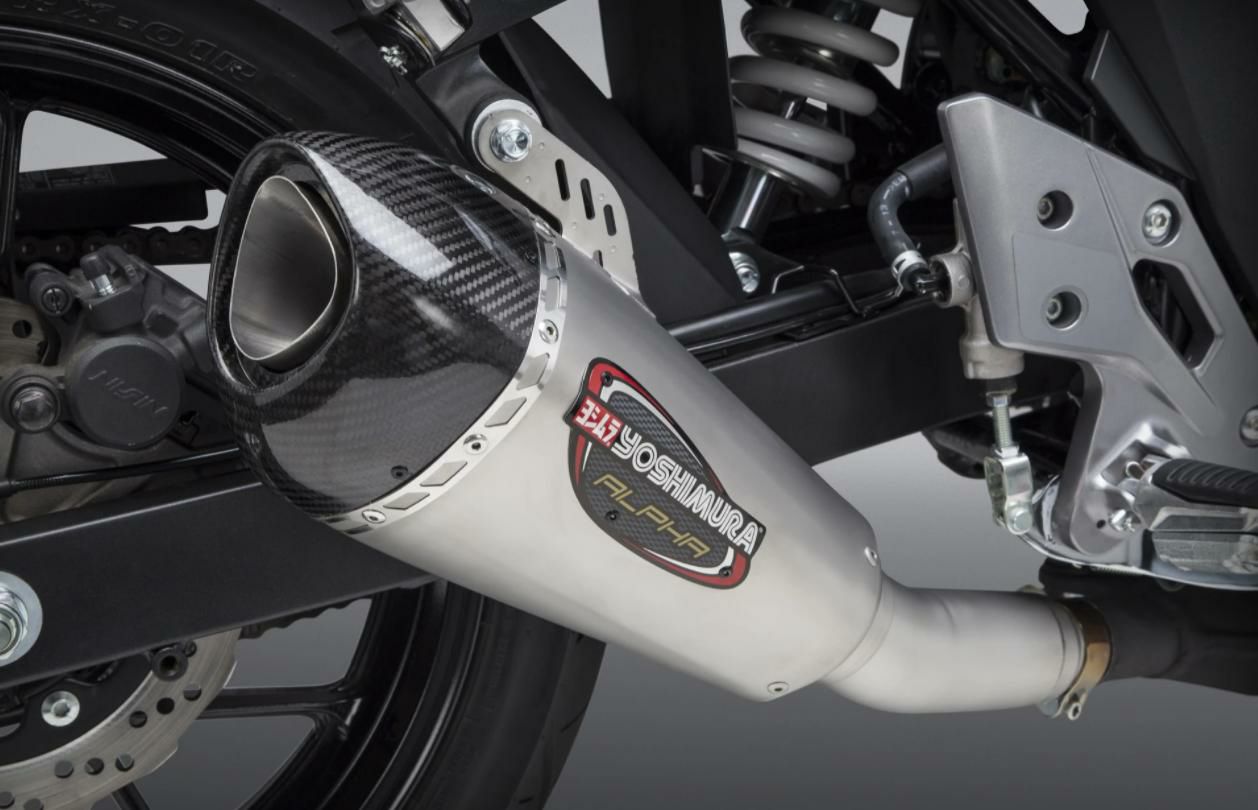 ヨシムラUSA アルファ ストリート ALPHA T ステンレス スリップオン マフラー スズキ GSX250R-03