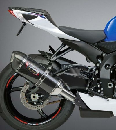 ヨシムラUSA アルファ ストリート ALPHA ステンレス/カーボン スリップオン マフラー スズキ GSX-R600/750 2011～